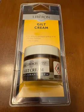 126823-01 Liberon Nip Gilt Cream 30ml Chantilly