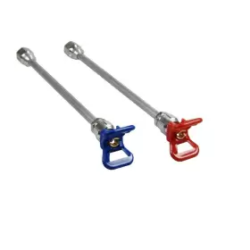 Life-oil 770346788145 2 Pcs Airless Paint Spray Gun Extension Pole Rod Aluminum Alloy