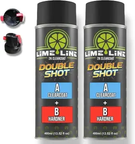 Limea1 Lime Line High Gloss 2k Clearcoat Spray/aerosol Can Automotive 2 Part Profess