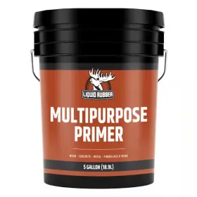 Liquid Rubber 445048847898 Multi-purpose Primer 5 Gal. Fast-drying Water-based Interior/exterior For