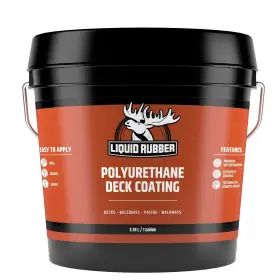 Liquid Rubber 628421160297 Textured Polyurethane Deck Coating - Solar Protection Sealant