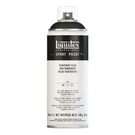4450260 Liquitex Professional Spray Paint 12-oz 400ml Transparent Black