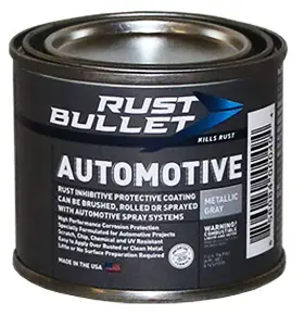 Rba49  Llc Automotive - Rust Inhibitor Paint 1/4 Pint Metallic Gray