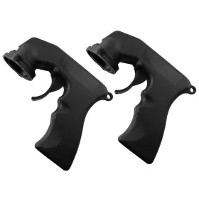 Lq Industrial 729388732845 Can Spray Handle 2pcs Black Instant Aerosol Triggers Spra