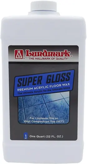 3202f32-6 Lundmark Wax Company Super Gloss Acrylic Extra Heavy-duty Hard Finish Floor 32-ounce