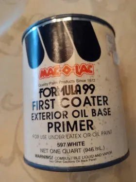 5275205972 Mac-o-lac Paints Quart Exterior Primer Paint