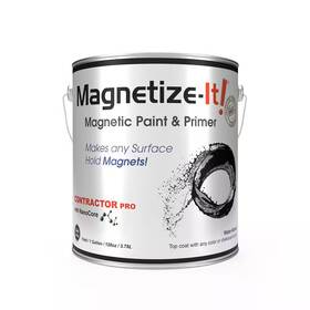 Magnetize-it 313115319395 Magnetic Paint And Primer Contractor Pro 1-gal. 128 Oz
