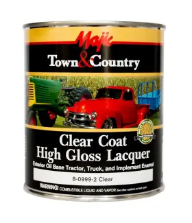 8-0999-2 Majic Paints Clear Coat High Gloss Lacquer 1-quart