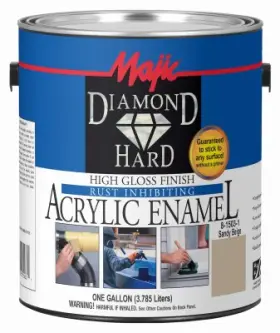 8-1503-1 Majic 4 Pack - Diamondhard Anti-rust Acrylic Paint High Gloss Sandy Beige Gallon 8-1