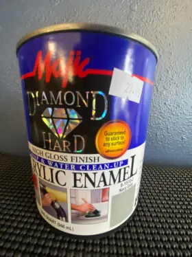 8-1510-2 Majic Diamond Hard Acrylic Enamel-high Gloss Finish Navy Gray-1 Quart