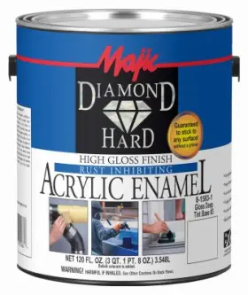 8-1583-1 Majic Diamondhard Anti-rust Acrylic Paint High Gloss Deep Tint Base 3 Gallon - 8-1583