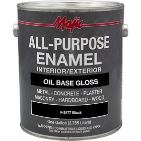 8-2477-1 Majic 1 Gal. Black All Purpose Enamel Paint