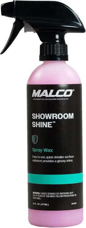 110416 Malco Showroom Shine Spray Car Wax Best For Professional Finish/