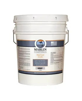 Atc-gry-5g Marlin Coatings Rv Roof Coating - Premium Acrylic Elastomeric Waterproof Sealant Designed F