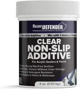 300595 Masonrydefender Fine Grit Clear Anti Slip Additive Floor Grip For Acrylic Sealers And Paints 4 Oz