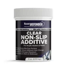 Masonrydefender 709057000734 Fine Grit Clear Anti Slip Additive Floor Grip For Acrylic Sealers And Paints 4