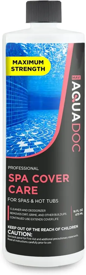 Spa-cc-16 Mav Aquadoc Hot Tub Cover Protector - Spa Cleaner And Protectant For White