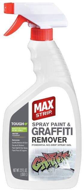 Max Strip 873853005627 Spray Paint And Graffiti Remover - 22 Oz Powerful No Drip Gel Rem