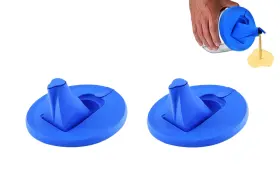 Middle Ridge Repurposing 197644751112 Paint Can Lid Cover And Pouring Spout For 1-gallon Containers 2 Pack - Secur