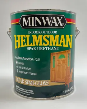 Minwax 027426132108 Helmsman Clear Semi-gloss Spar Urethane Uv Protection 1 Gal