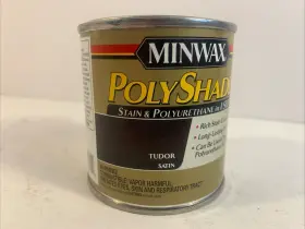 Minwax 027426213609 Polyshades Wood Stain Polyurethane Finish Pint Tudor Satin