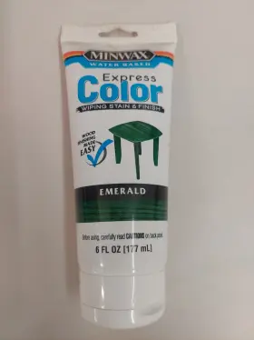 Minwax 027426308084 Express Color Wiping Stain And Finish Emerald New 6oz
