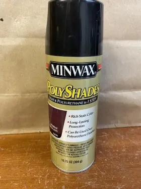Minwax 027426313804 Polyshades Spray Stain Poly Bombay Mahogany Satin 10.75 Oz New