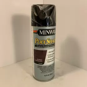 Minwax 027426314801 Polyshades Spray Bombay Mahogany Gloss Stain And Polyurethane New