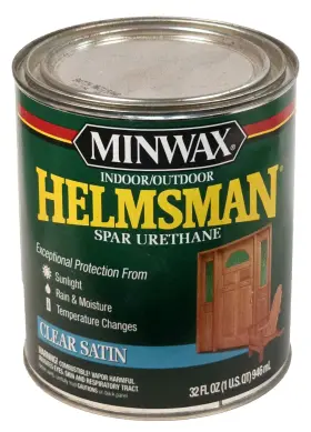 Minwax 027426632059 Helmsman Indoor/outdoor Spar Urethane Clear Satin 32 Oz. Can