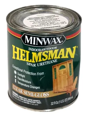 Minwax 027426632103 Helmsman Indoor/outdoor Spar Urethane Clear Semi-gloss 32 Oz