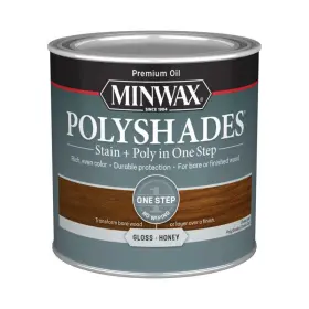 214964444 Minwax Polyshades Semi-transparent Gloss Honey Oil-based Stain/polyurethane