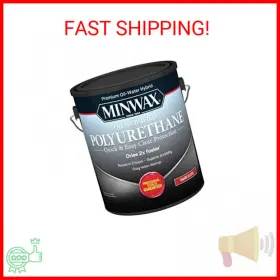 230204444 Minwax 1 Gal 71031 Clear Premium Oil-water Hybrid Water-based Oil-modified Polyu