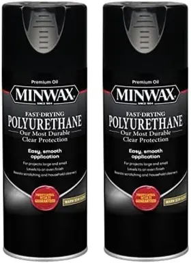 Minwax 313032968959 Fast Drying Polyurethane Spray Protective Wood Finish Clear Semi-gloss