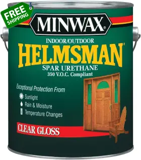 Minwax 445022295219 Helmsman Indoor/outdoor Spar Urethane 350 V.o.c. Compliant Gallon Glos