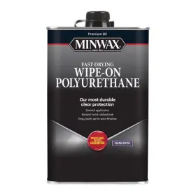 60910000 Minwax Satin Clear Polyurethane 1 Quart - Total Qty