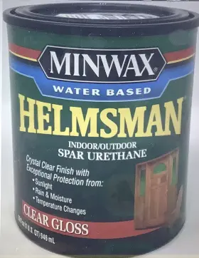 63050 Minwax Water Based Helmsman Spar Urethane Clear Gloss Indoor/outdoor 32oz
