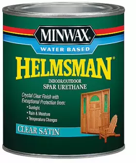 630520444 Minwax Helmsman Satin Water-based Spar Urethane Quart - Quantity 1