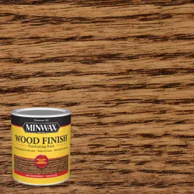 70040444 Minwax Wood Finish Semi-transparent Red Oak Oil-based Stain 1 Quart - Total