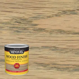 700484444 Minwax Wood Finish Semi-transparent Classic Gray Oil-based Stain 1 Quart