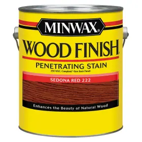 710860000 Minwax Wood Finish Semi-transparent Sedona Red Oil-based Penetrating Stain 1