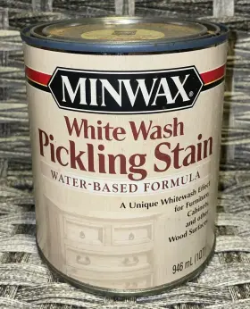 L61860-000 Minwax Nos White Wash Pickling Stain Water Based Formula 1 Qt