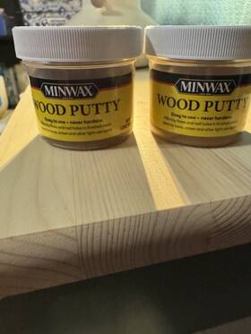Minwax St361000a Wood Putty Golden Oak Lot Of 2 3.75 Oz Cans