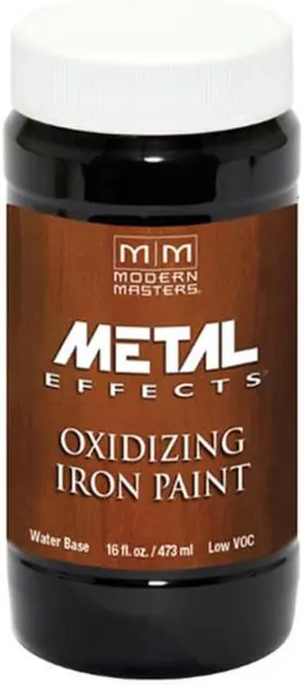 Me208 Modern Masters 445043483459 2-pack Of 1 Pt Metal Effects Iron Reactive Metallic Paint