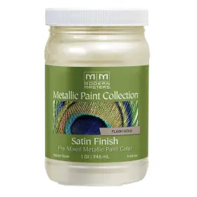 Me164 Modern Masters 740774164323 1 Quart Flash Gold Metallic Paint Collection Water-based Decorative Metall