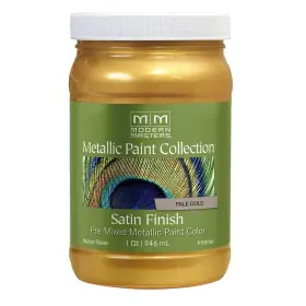 Me200 Modern Masters 740774200328 1 Quart Pale Gold Metallic Paint Collection Water-based Decora