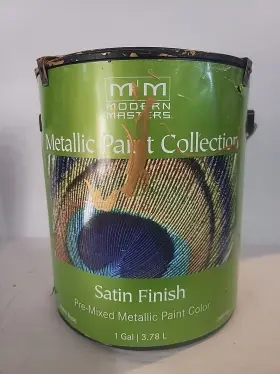 Me-659 Modern Masters 740774920059 Metallic Paint Olympic Gold Opaque Gallon Satin Finish