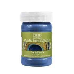 Me655 Modern Masters 740774920226 6 Oz Sapphire Metallic Paint Collection Water-based Decorative