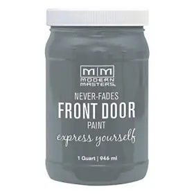 275262 Modern Masters 740774951046 Quart Mysterious Front Door Paint Water-based Exterior Enamel