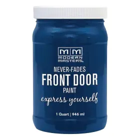 275270 Modern Masters 740774951121 Quart Calm Front Door Paint Water-based Exterior Enamel