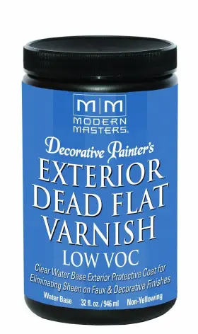 Dp401 Modern Masters 740774954153 Quart Clear Decorative Painter S Acrylic Dead Flat Varnish